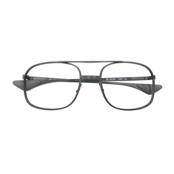ArtCraft Matte Black Square Aviator Eyeglasses Frames 58-18 140 USA Men Women - Picture 12 of 12